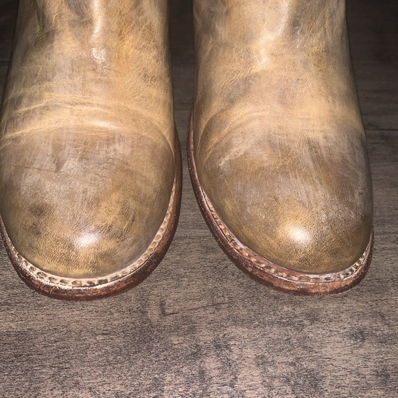 BED STU DISTRESSED LEATHER BOOTIE COBBLER SERIES - Picture 3 of 10